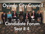 Oviedo City Council Candidates Forum – Seat 4 (photo & graphic - CMF Public Media)